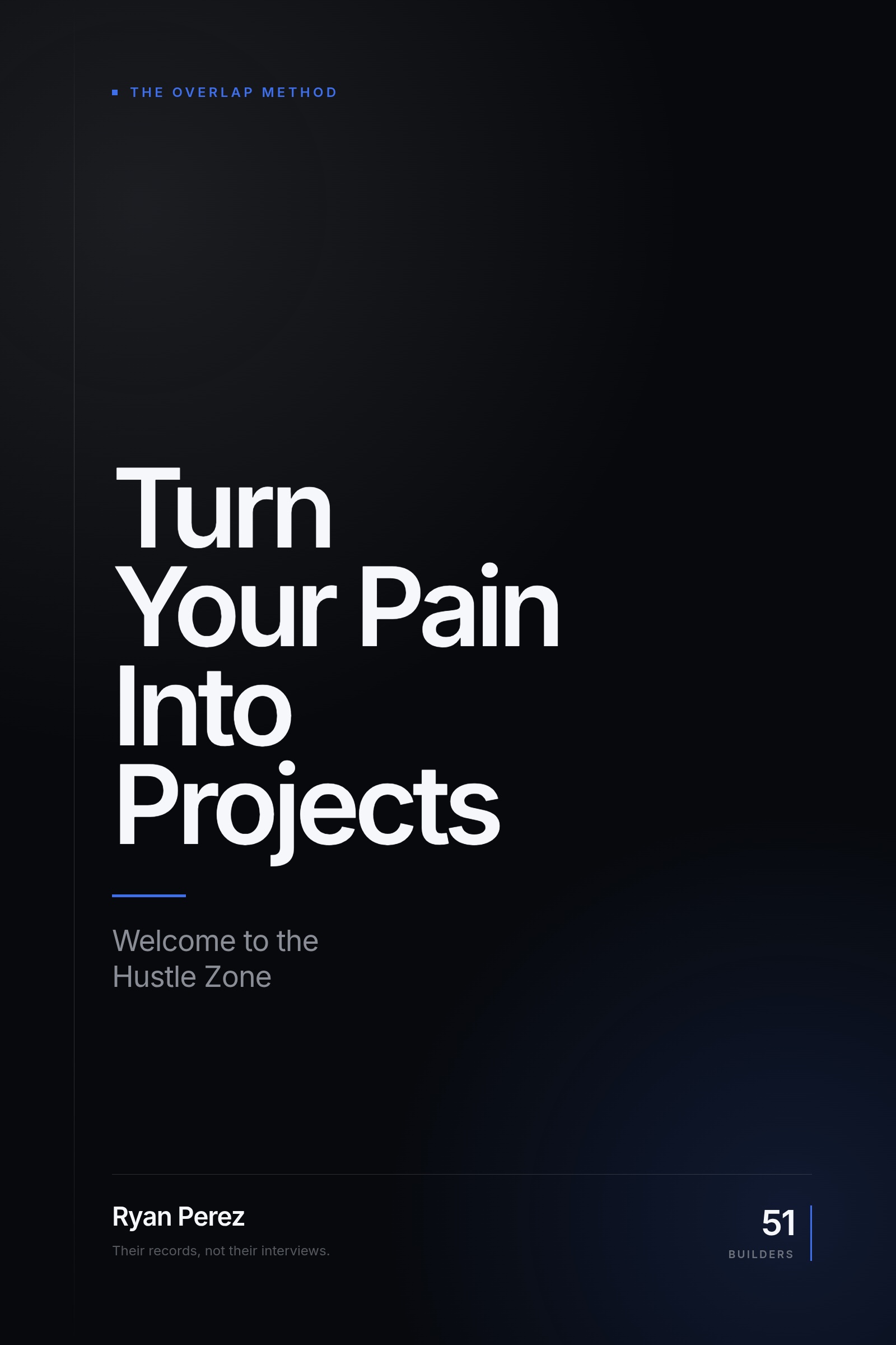 Turn Your Pain Into Projects — cover