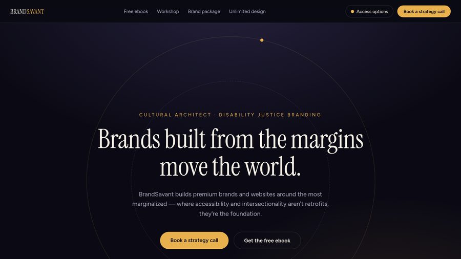 BrandSavant homepage