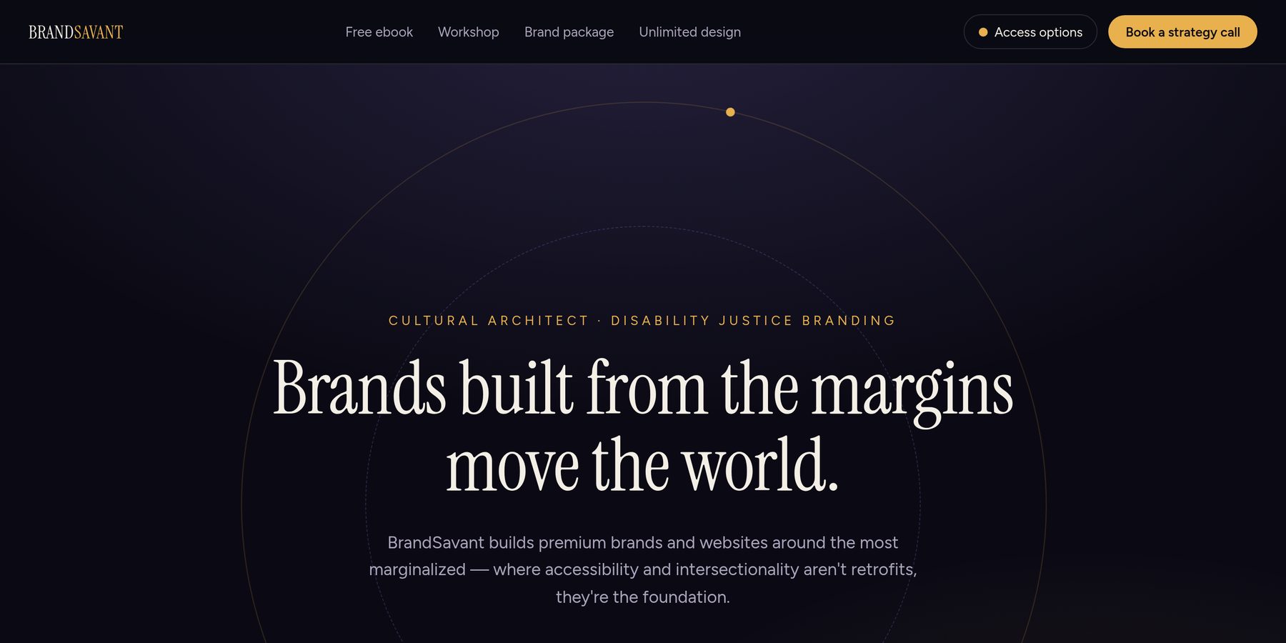 BrandSavant homepage