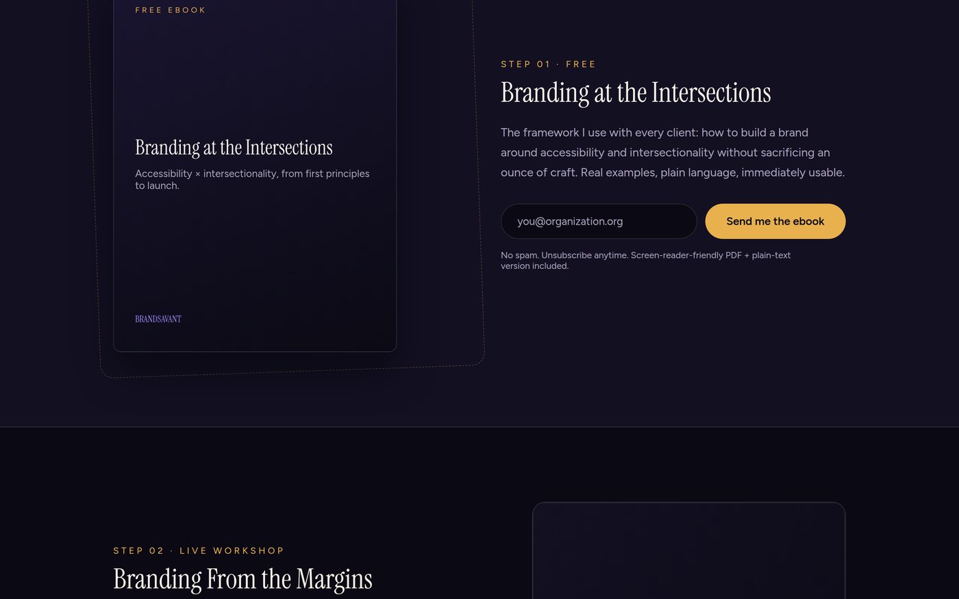 BrandSavant — Branding at the intersections