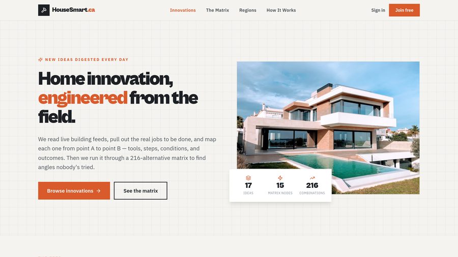 HouseSmart.ca homepage