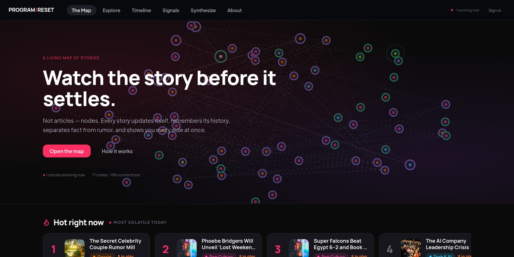 Program Reset homepage