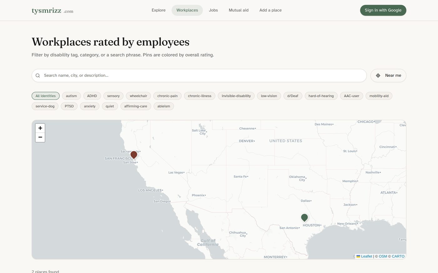 tysmrizz — Workplaces rated by employees