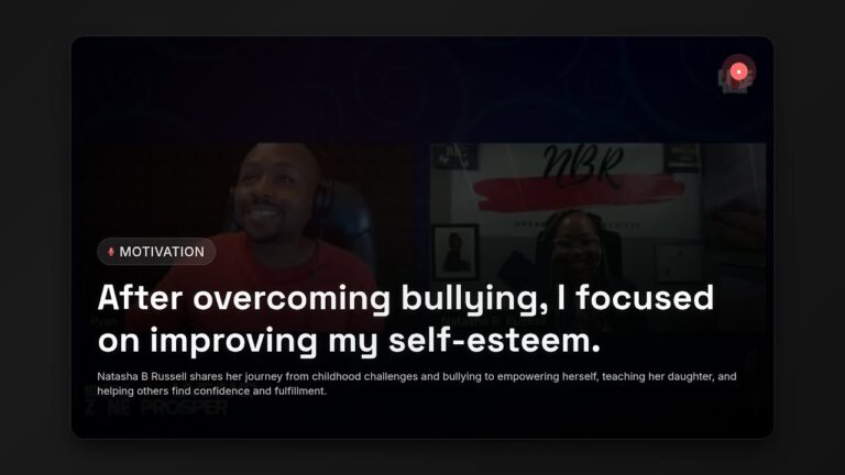 How Natasha B Russell Overcame Bullying to Build Confidence & Inspire Others