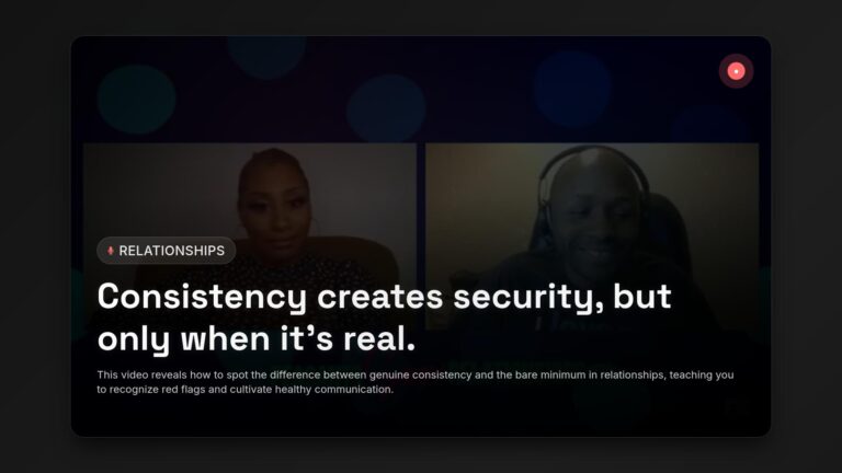 Real Consistency vs. The Bare Minimum: Are You Settling in Relationships?