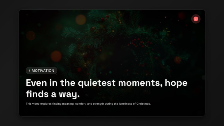 How Loners & 'Losers' Can Find Meaning at Christmas – Hope for the Holidays