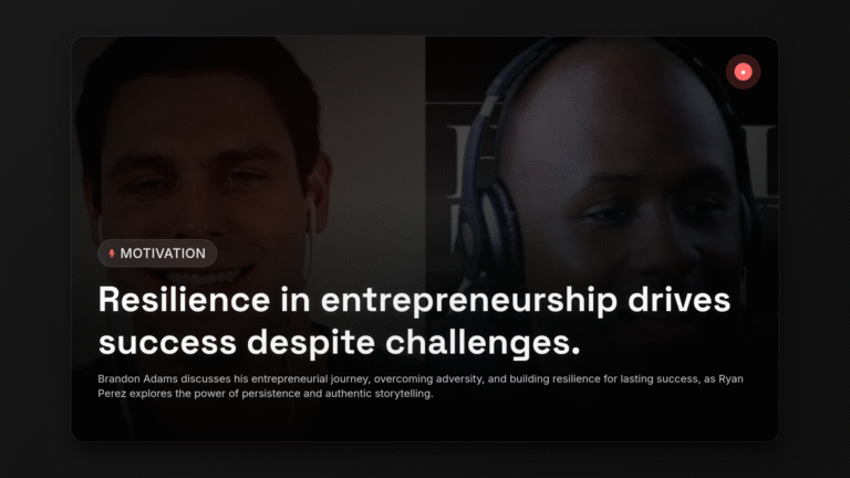 Resilience Rules: Brandon Adams’ Entrepreneurial Journey & Crowdfunding Secrets